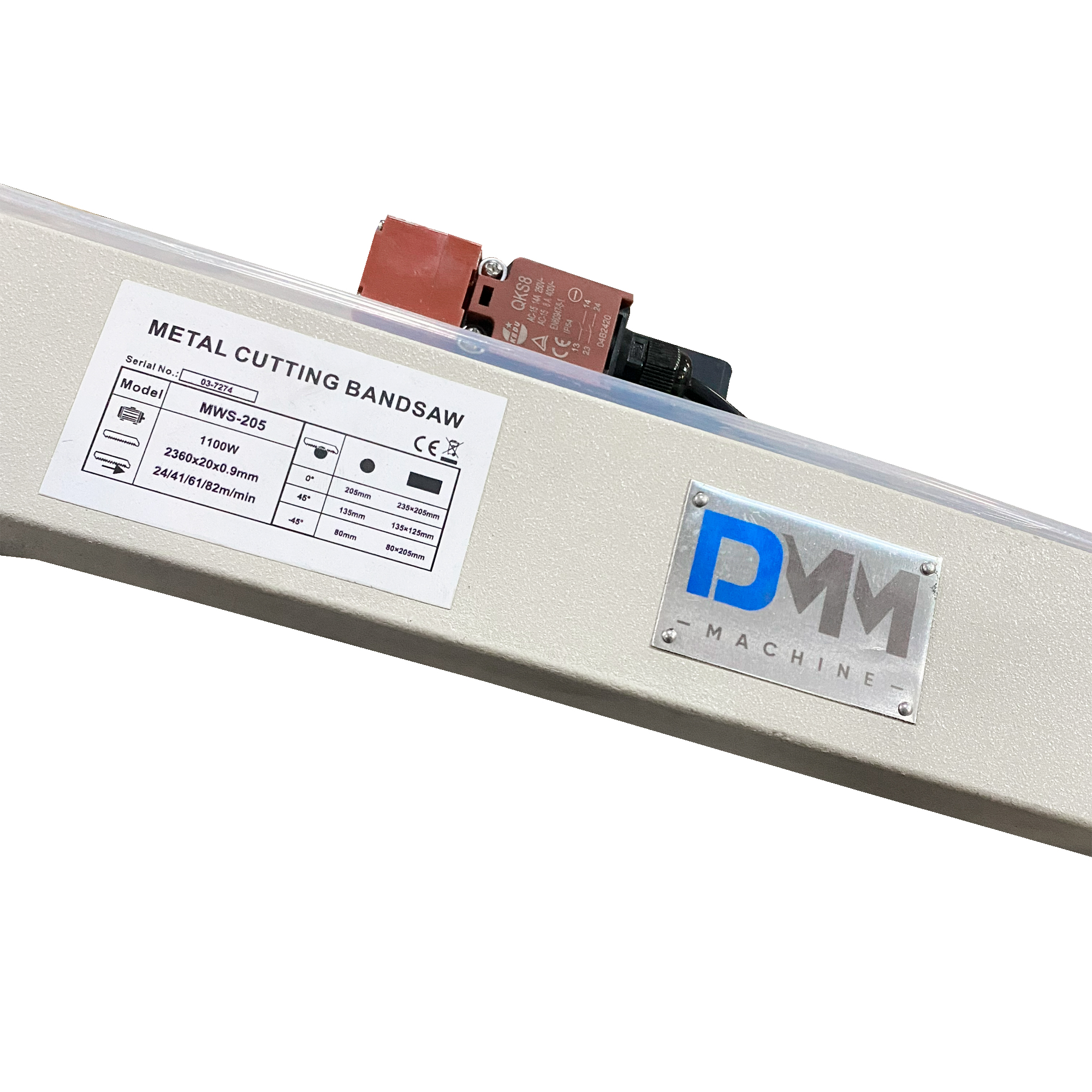 Ленточнопильный станок для резки металла DMM MWS-205 (380v) фото 4