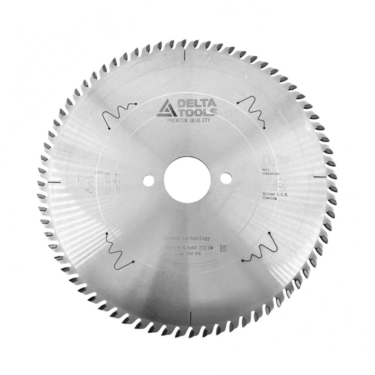 Дисковая пила DELTA TOOLS для ФРЦ Premium 430x4.4/3.2x75 Z84 TR-F